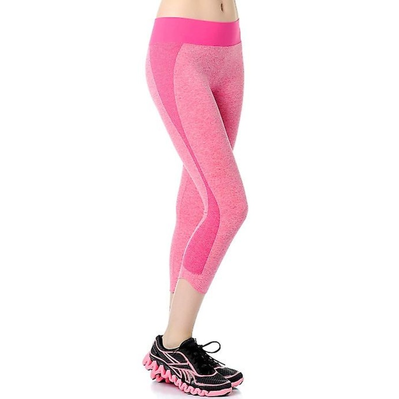 Jerf  Womens Baft Pink Seamless Active Leggings