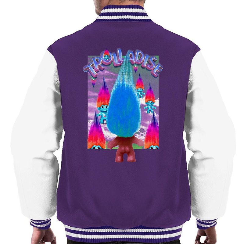 Trolls Trolladise Men's Varsity Jacket