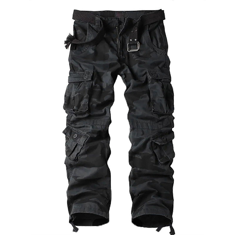 Men's Cargo Pants Long Casual Jogging Pants Stretch Chino Pants Elastic Trousers with Pockets Long Casual Leisure Pants Cargo Pants Loose Fit Ce1 40