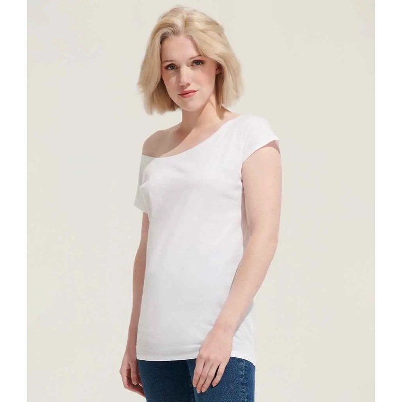 SOL'S Ladies Marylin Long T-Shirt White 2XL