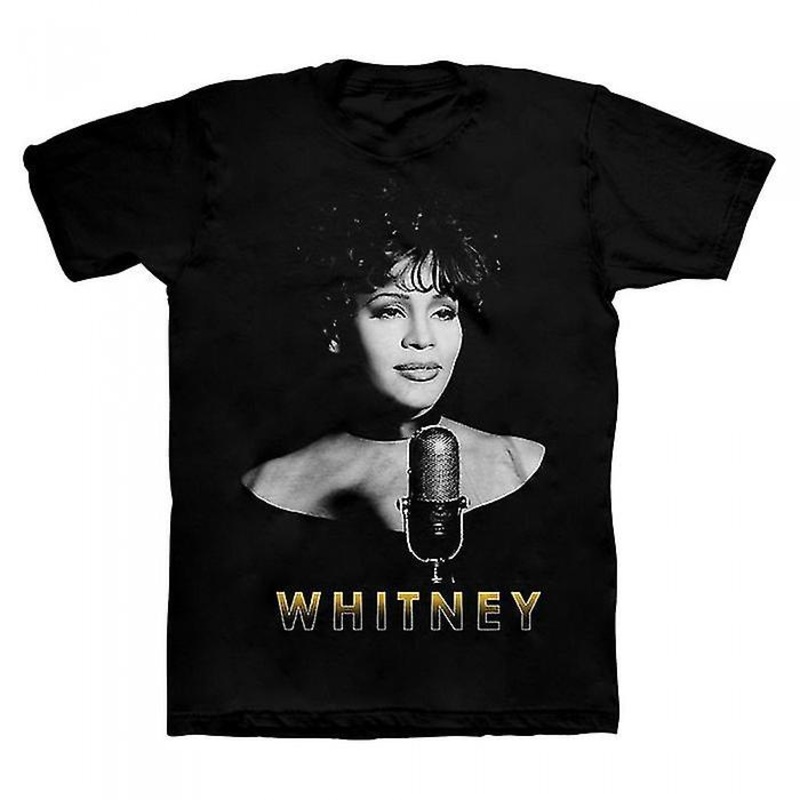 Whitney Houston Unisex Adult Photograph Cotton T-Shirt