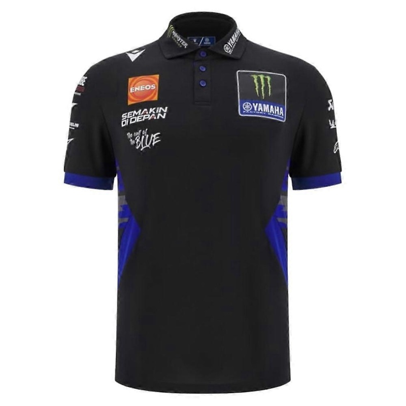 2025 Yamaha Factory Racing Team Poly Polo Shirt (Black)