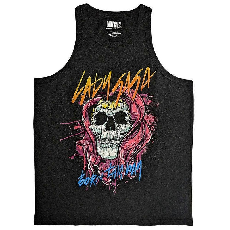 Lady Gaga Born This Way Skull Logo Vest