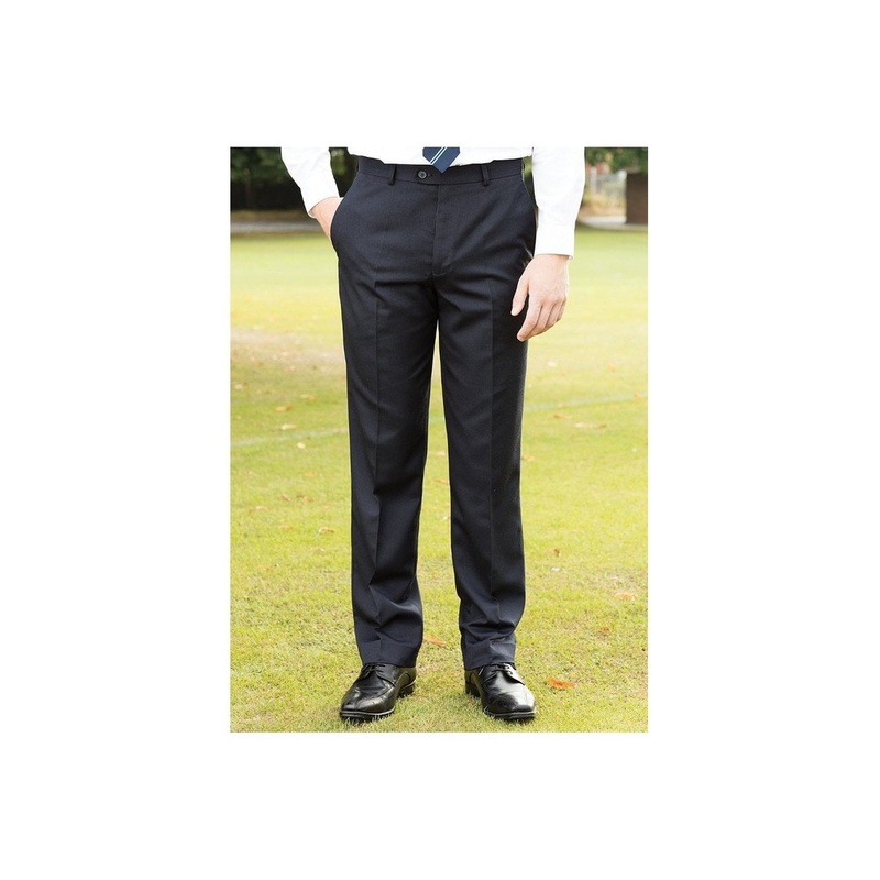 Blue Max Banner Aspire Boys Flat Front Trousers 1JF | Activewear Group