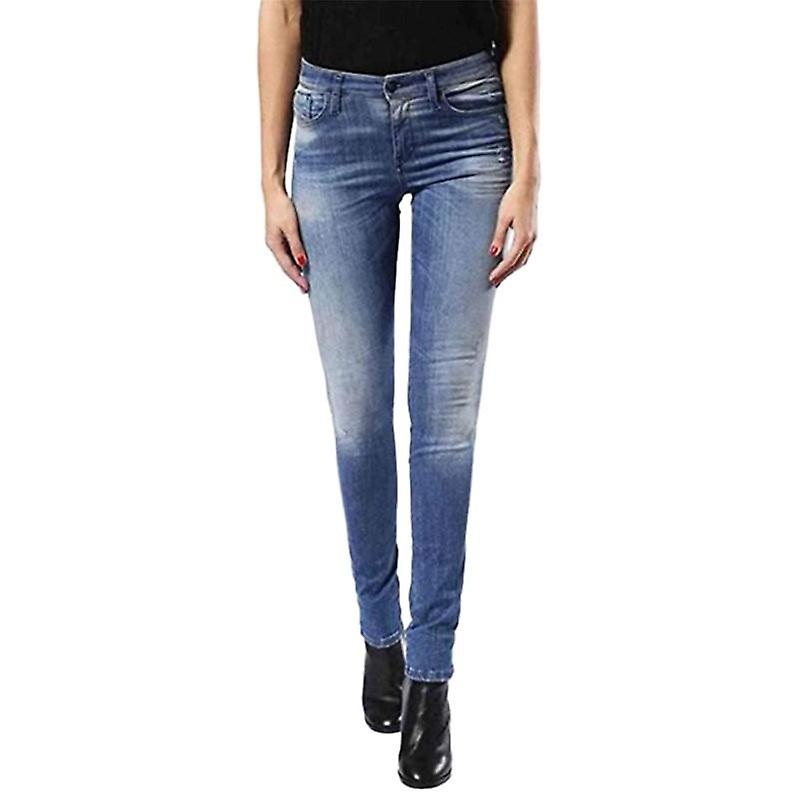 Diesel Skinzee 0679w Womens Denim Jeans Super Skinny Fit Blu