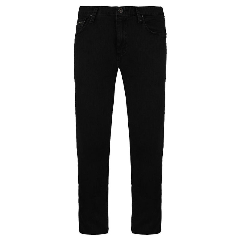 Vans Skinny Fit Low Rise Bottoms Black Overdye Mens Jeans 0K4DODB BLACK