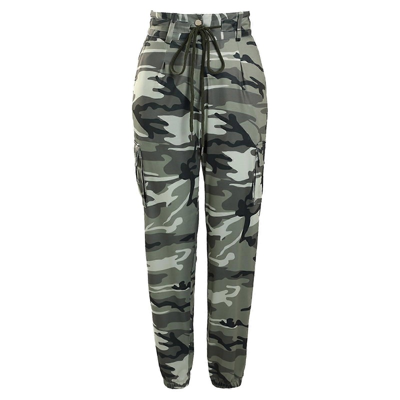 Jeans Men's Colourful Printed Casual Trousers, Women's Dungarees Camouflage, No Positioning Print, Outdoor Leisure XL