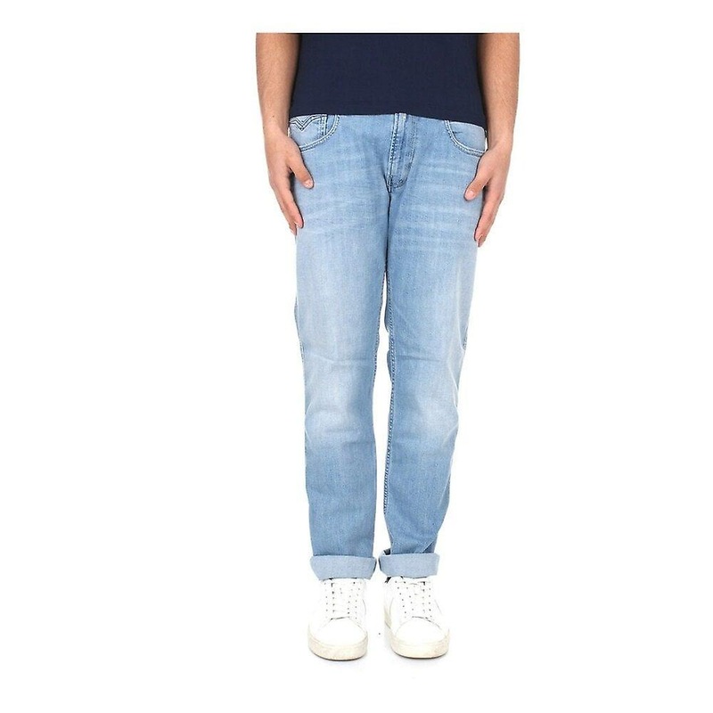 Men's Replay Anbass Stretch Light Wash Slim Fit Jeans