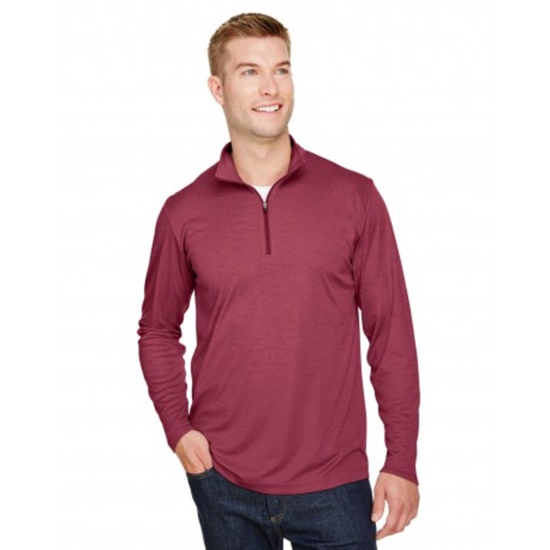 Team 365 TT31H Men's Zone Sonic Heather Performance Quarter-Zip | Team 365 TT31H