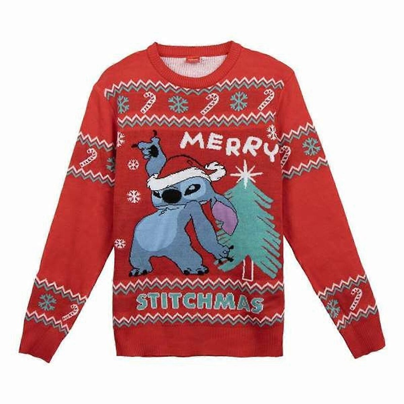 Womens Jumper Stitch Red