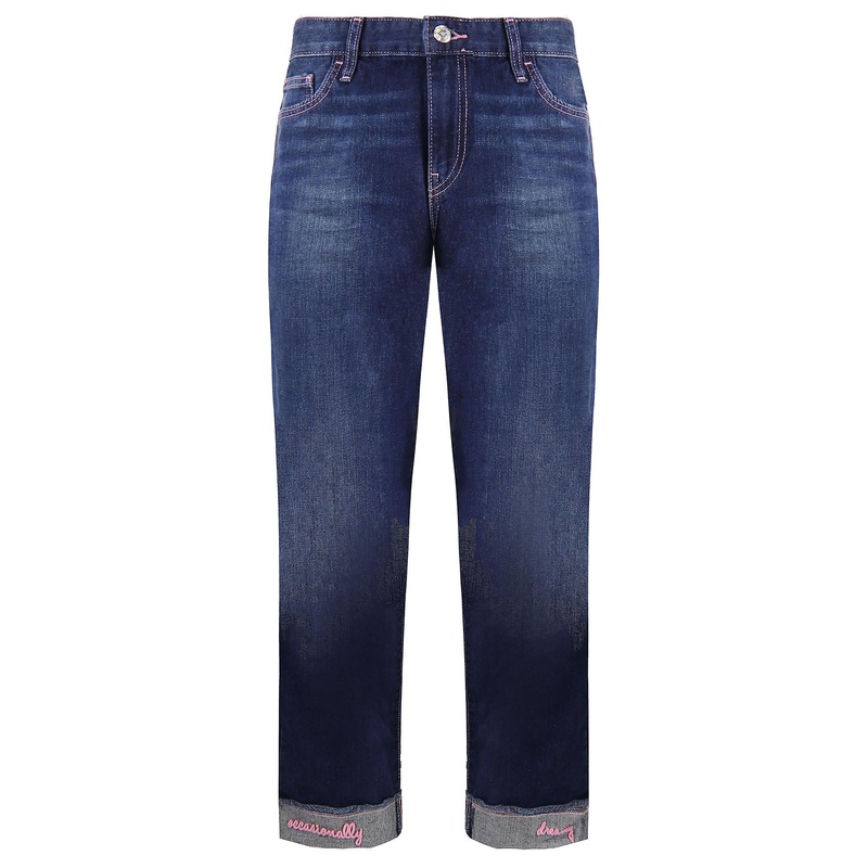 Emporio Armani Slim Girl Fit Blue Pink Jeans 6Z2J90 2D0ZZ 0941