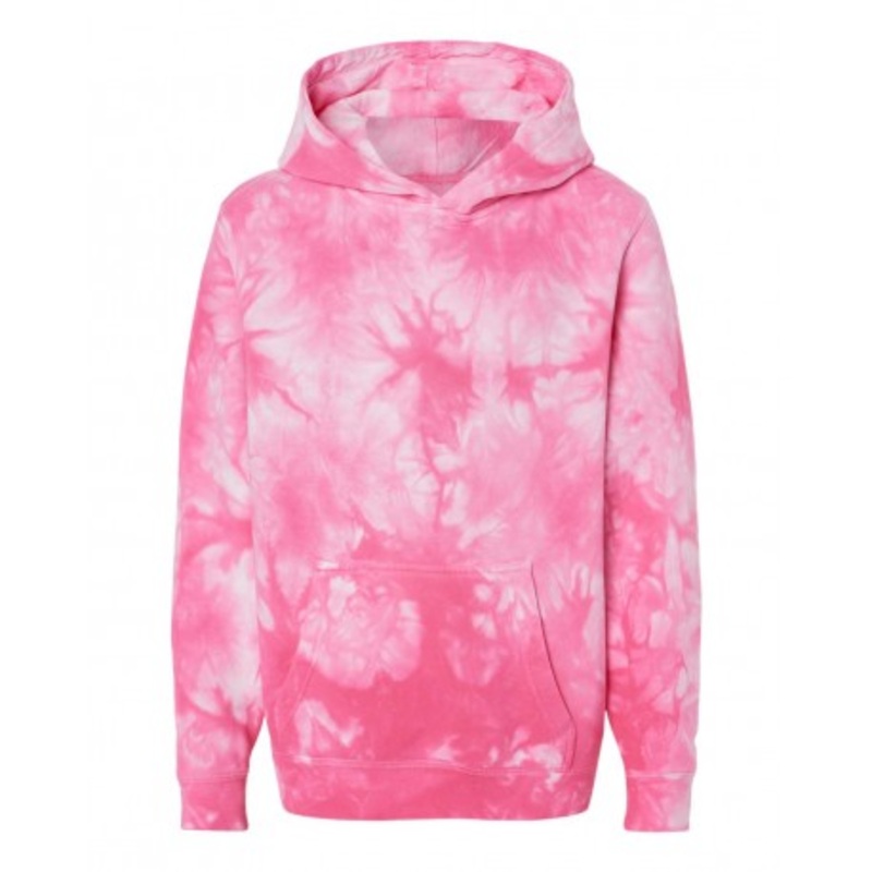 Independent Trading Co. PRM1500TD Youth Midweight Tie-Dyed Hooded Sweatshirt | Independent Trading Co. PRM1500TD