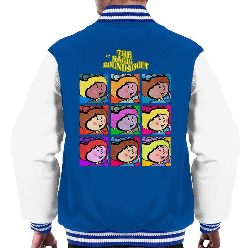 The Magic Roundabout Florence Pop Art Men's Varsity Jacket