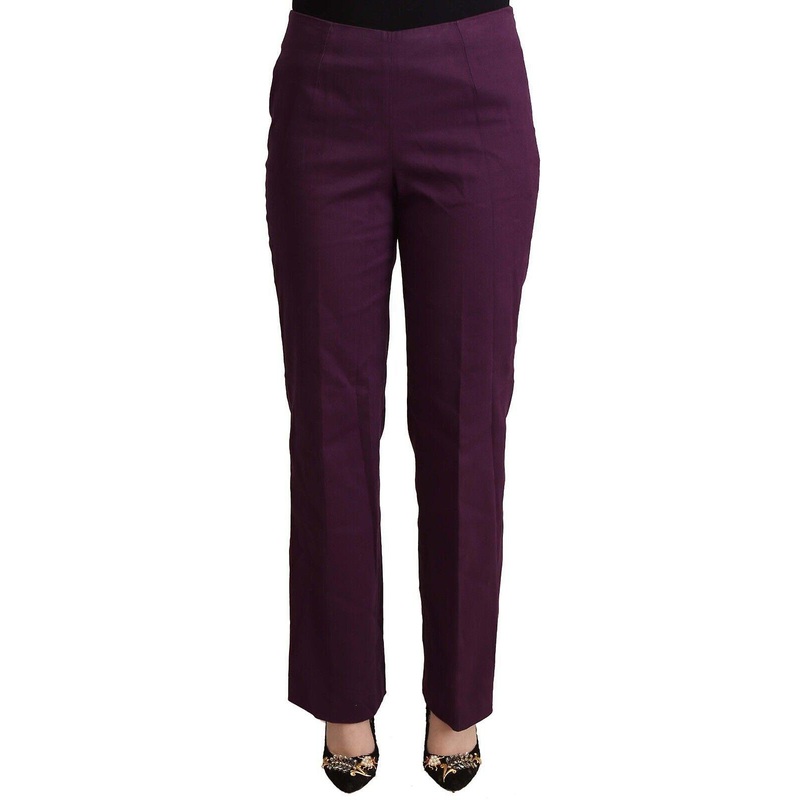 Violet High Waist Tapered Casual Pants